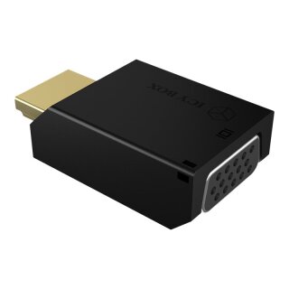 ICY BOX IB-AC516 HDMI zu VGA Adapter Full HD schwarz