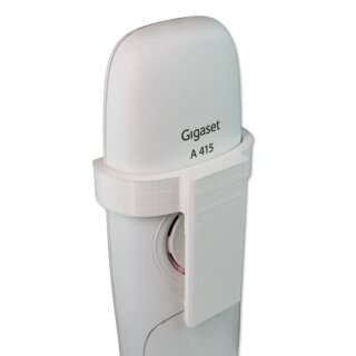 Gürtelclip für Gigaset A415 Gigaset A420 weiß aus 3D Druck