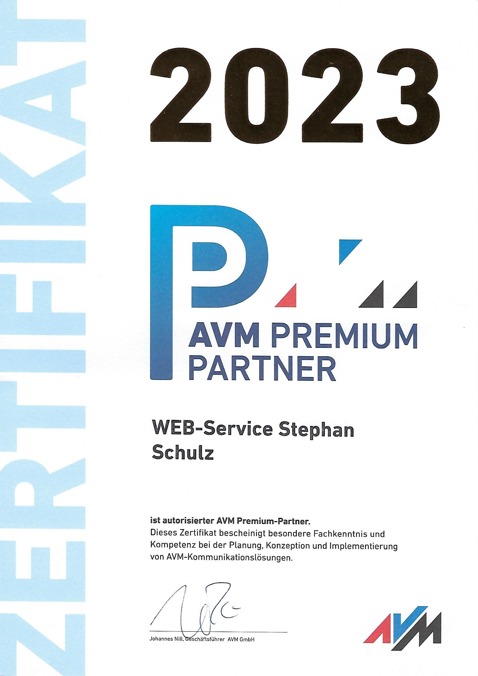 Zertifizierter AVM Premium Service Partner